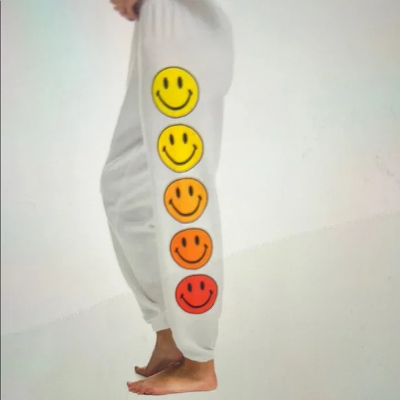 Aviator Nation Smiley Sunset Sweatpants Size -Large - Picture 5 of 9